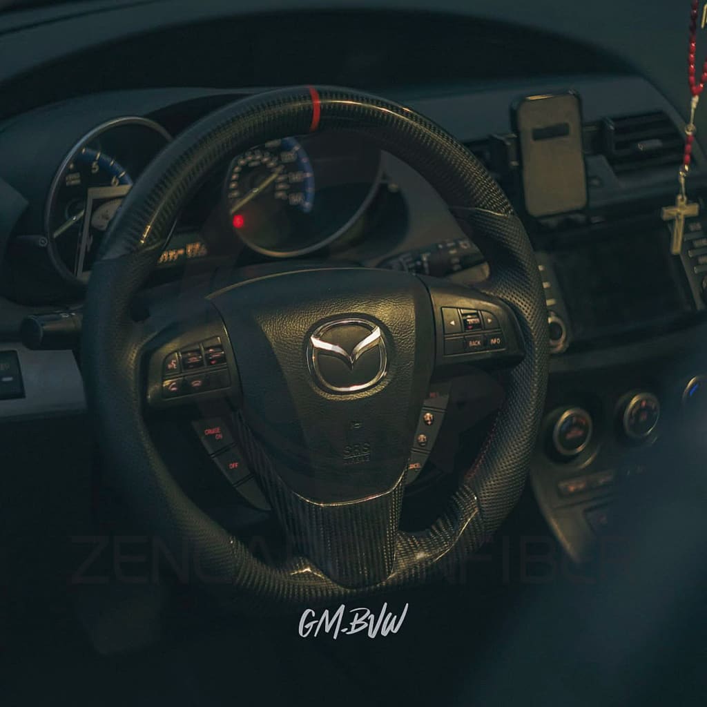 2010-2013 Mazdaspeed3/Mazda3 Carbon Fiber Steering Wheel Steering Wheels