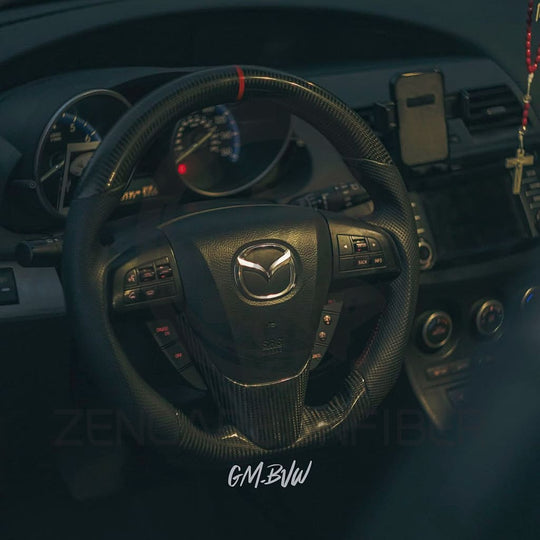 2010-2013 Mazdaspeed3/Mazda3 Carbon Fiber Steering Wheel Steering Wheels