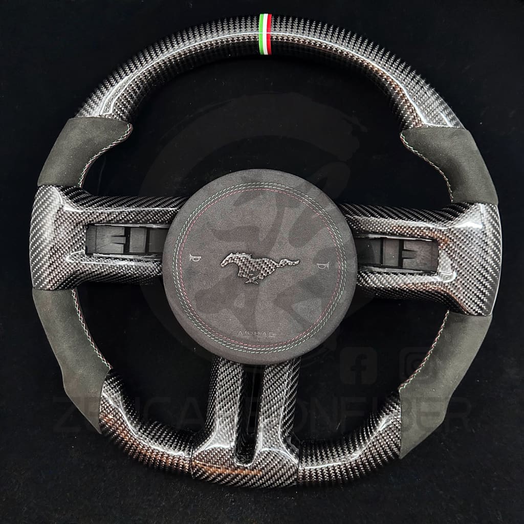 2010-2014 Ford S197 Mustang Carbon Fiber Steering Wheel Steering Wheels