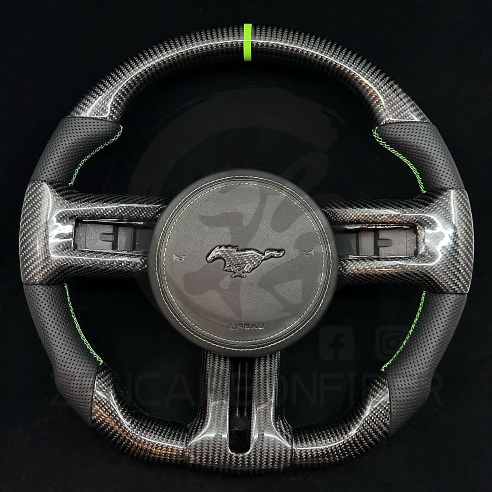 2010-2014 Ford S197 Mustang Carbon Fiber Steering Wheel Steering Wheels