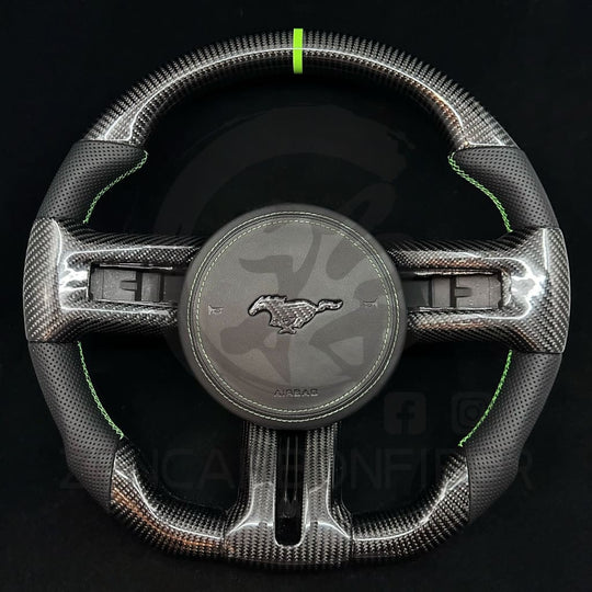 2010-2014 Ford S197 Mustang Carbon Fiber Steering Wheel Steering Wheels