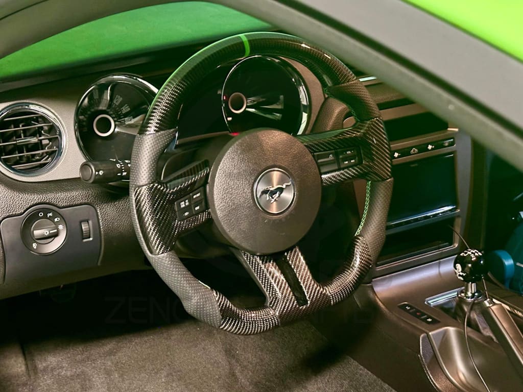 2010-2014 Ford S197 Mustang Carbon Fiber Steering Wheel