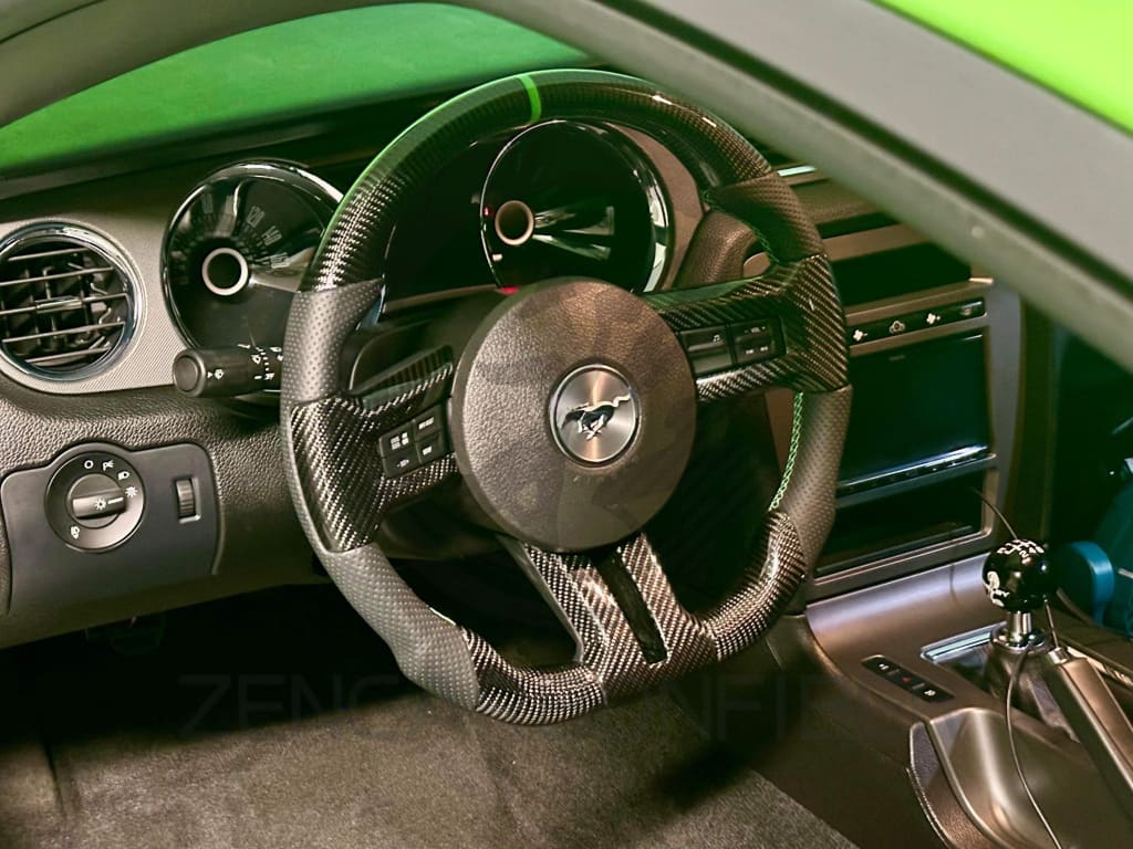 2010-2014 Ford S197 Mustang Carbon Fiber Steering Wheel