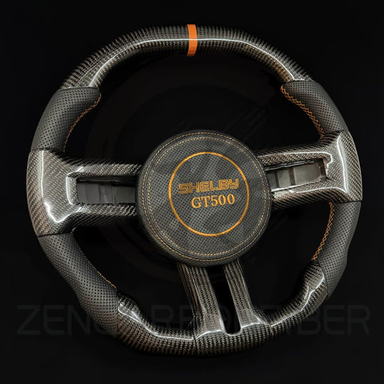 2010-2014 Ford S197 Mustang Carbon Fiber Steering Wheel - Steering Wheels