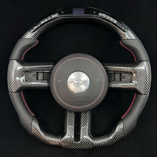 2010-2014 Ford S197 Mustang Carbon Fiber Steering Wheel Steering Wheels