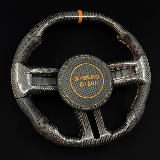 2010-2014 Ford S197 Mustang Carbon Fiber Steering Wheel - Steering Wheels