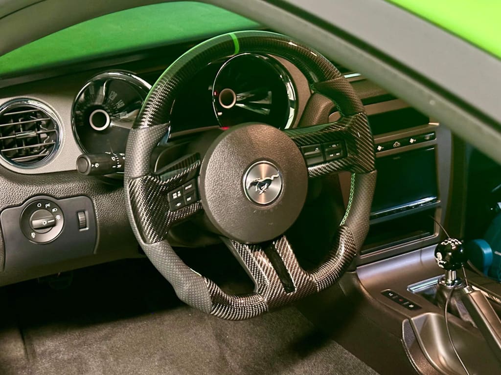 2010-2014 Ford S197 Mustang Carbon Fiber Steering Wheel