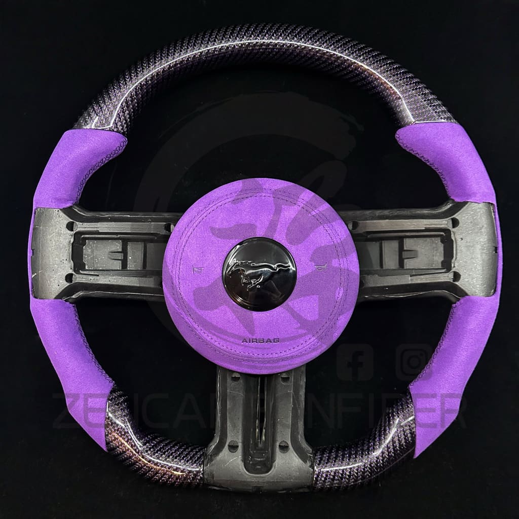 2010-2014 Ford S197 Mustang Carbon Fiber Steering Wheel Steering Wheels