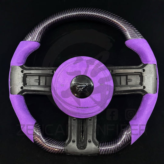 2010-2014 Ford S197 Mustang Carbon Fiber Steering Wheel Steering Wheels