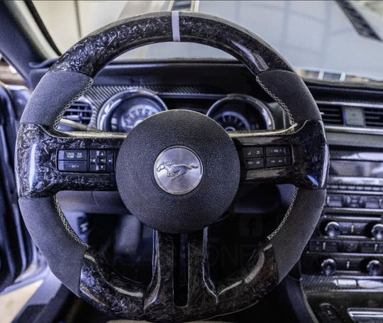 2010-2014 Ford S197 Mustang Carbon Fiber Steering Wheel Steering Wheels