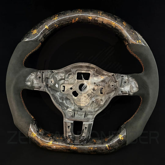 2010-2014 Volkswagen/VW MK6 Golf GTI/R/Jetta GLI Carbon Fiber Steering Wheel - Steering Wheels