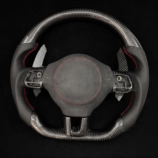 2010-2014 Volkswagen/VW MK6 Golf GTI/R/Jetta GLI Carbon Fiber Steering Wheel - Steering Wheels