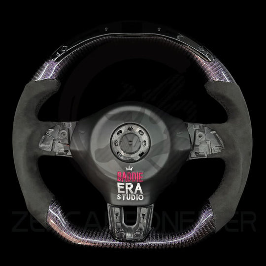 2010-2014 Volkswagen/VW MK6 Golf GTI/R/Jetta GLI Carbon Fiber Steering Wheel - Steering Wheels