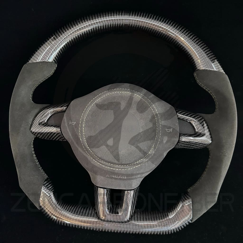2010-2014 Volkswagen/VW MK6 Golf GTI/R/Jetta GLI Carbon Fiber Steering Wheel - Steering Wheels