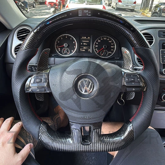 2010-2014 Volkswagen/VW MK6 Golf/Jetta/Passat Carbon Fiber Steering Wheel Steering Wheels