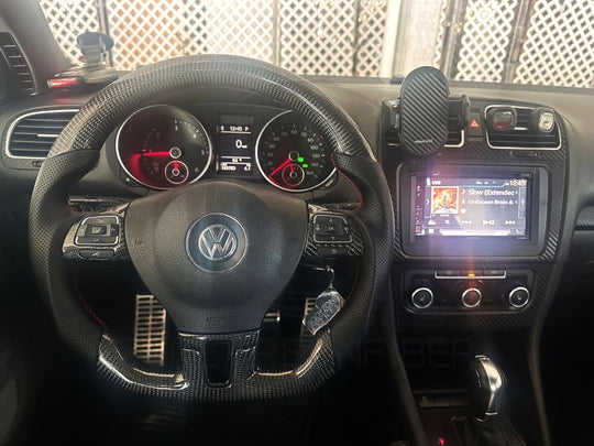 2010-2014 Volkswagen/VW MK6 Golf/Jetta/Passat Carbon Fiber Steering Wheel Steering Wheels