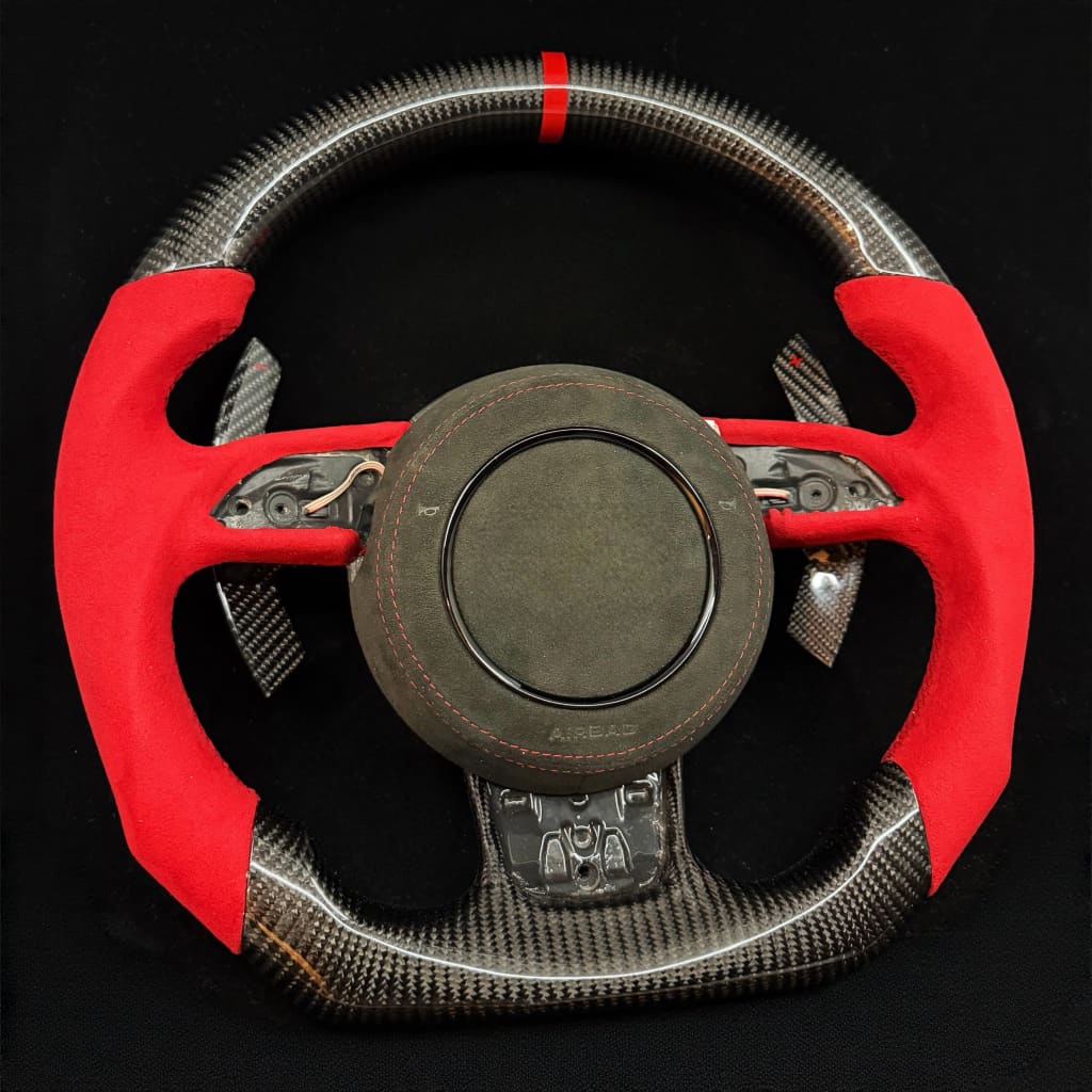 2010-2018 Audi A6/S6/RS6 A7/S7/RS7 A8/S8 Carbon Fiber Steering Wheel - Steering Wheels