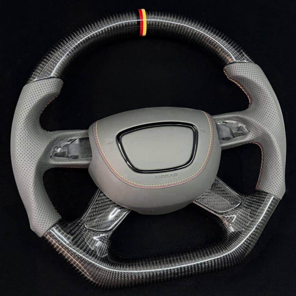 2010-2018 Audi A6/S6/RS6 A7/S7/RS7 A8/S8 Carbon Fiber Steering Wheel - Steering Wheels