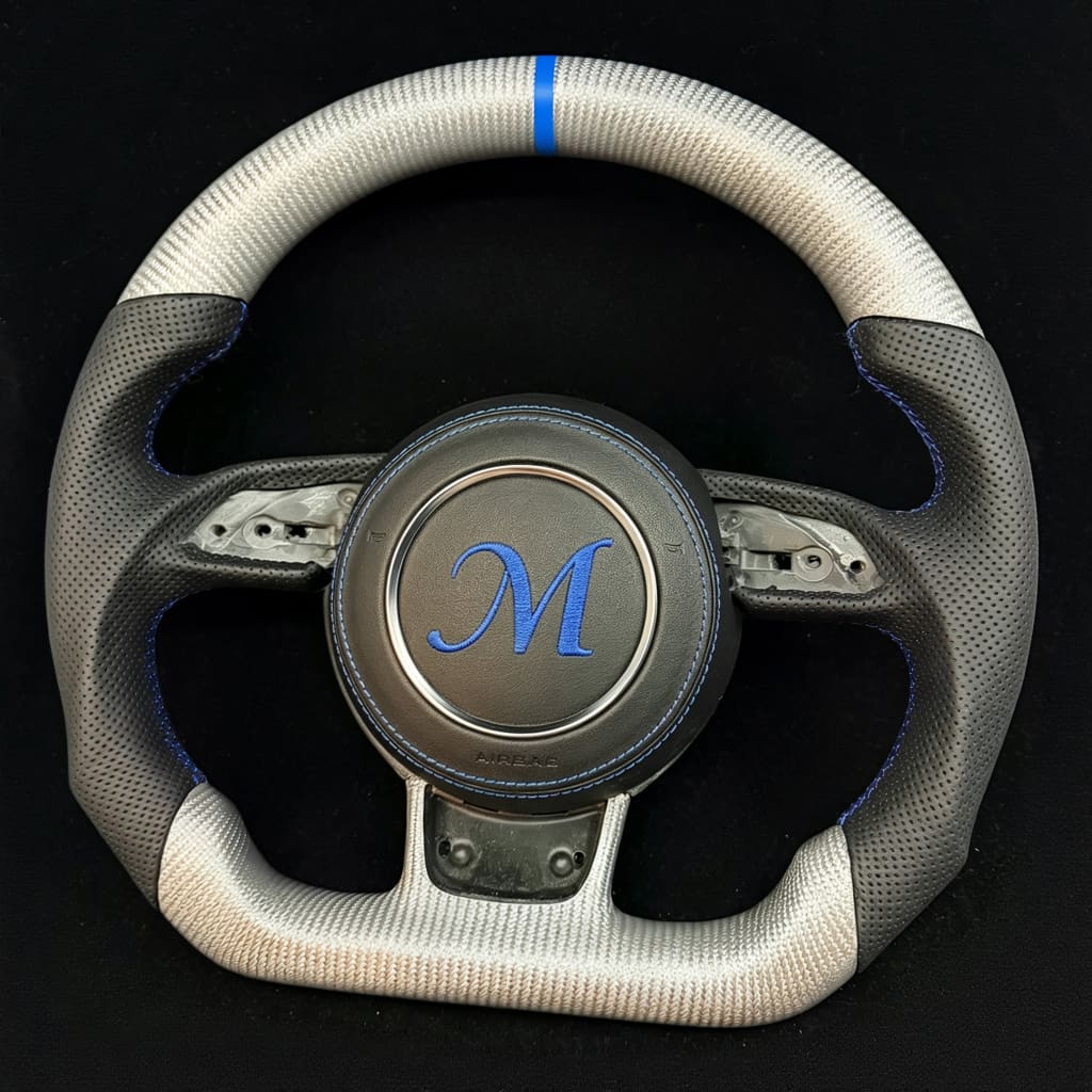 2010-2018 Audi A6/S6/RS6 A7/S7/RS7 A8/S8 Carbon Fiber Steering Wheel - Steering Wheels