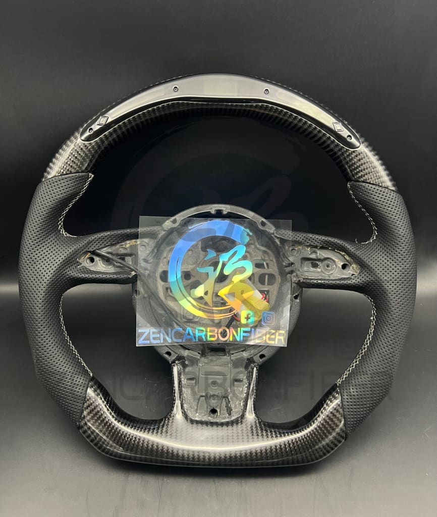 In Stock- 2012-2018 Audi B8.5 A/S/Rs 6/7 Led Carbon Fiber Steering Wheel