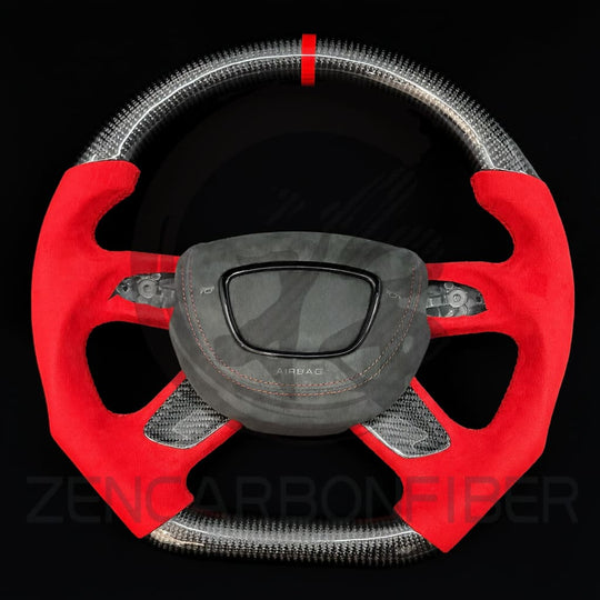 2010-2018 Audi A6/S6/RS6 A7/S7/RS7 A8/S8 Carbon Fiber Steering Wheel - Steering Wheels