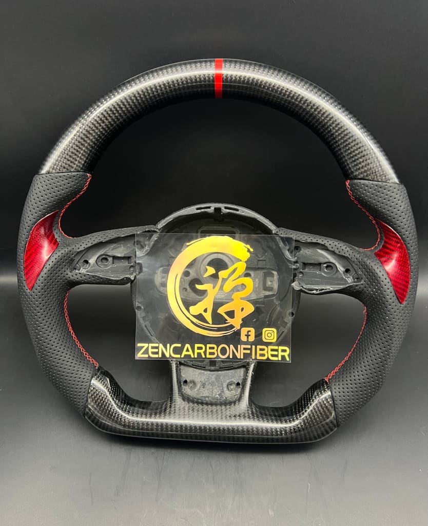 In Stock- 2012-2016 Audi B8.5 A/S/Rs 3/4/5/6/7 Carbon Fiber Steering Wheel