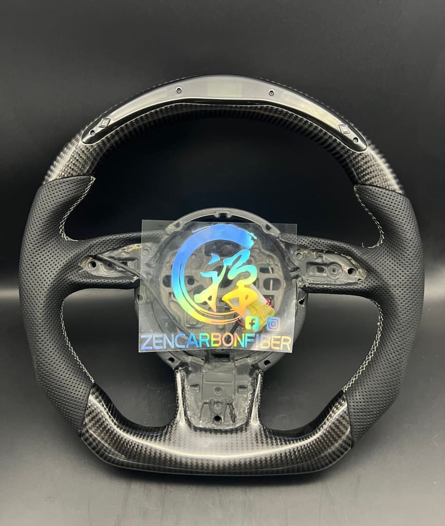 In Stock- 2012-2018 Audi B8.5 A/S/Rs 6/7 Led Carbon Fiber Steering Wheel