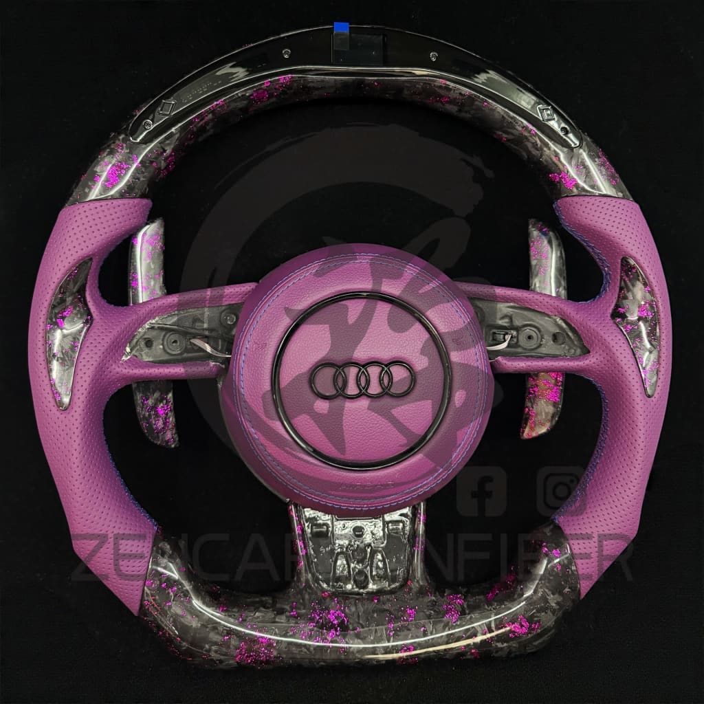 2012-2016 Audi B8.5 A/S/RS 3/4/5/6/7/8 Carbon Fiber Steering Wheel Steering Wheels