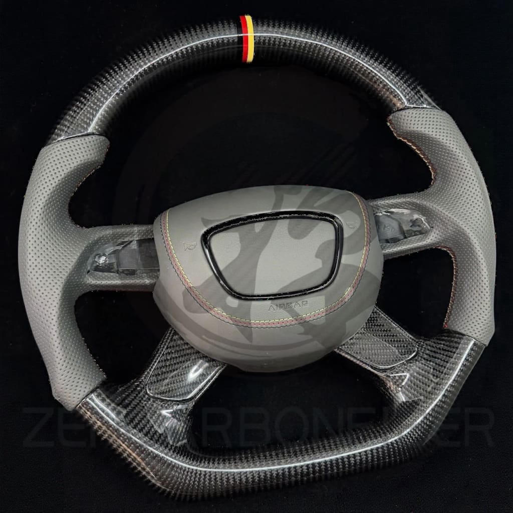 2010-2018 Audi A6/S6/RS6 A7/S7/RS7 A8/S8 Carbon Fiber Steering Wheel - Steering Wheels
