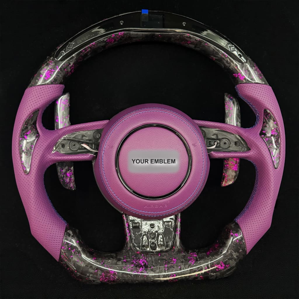 2010-2018 Audi A6/S6/RS6 A7/S7/RS7 A8/S8 Carbon Fiber Steering Wheel - Steering Wheels