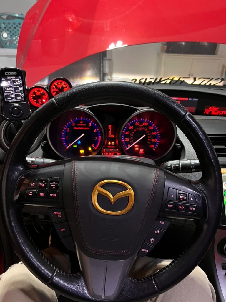 2010 + Mazdaspeed3 / Mazda3 Custom Airbag Cover