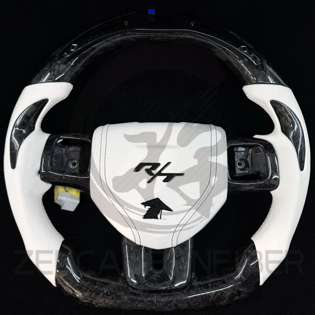 2011-2014 Dodge Charger/Challenger/Durango Carbon Fiber Steering Wheel (non-SRT8) - Steering Wheels