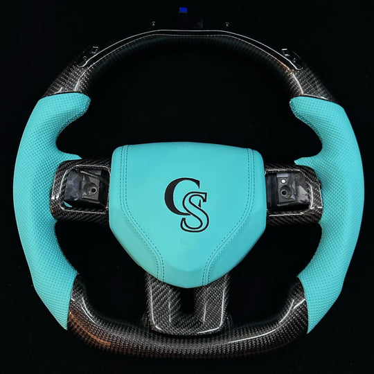 2011-2014 Dodge Charger/Challenger/Durango Carbon Fiber Steering Wheel (non-SRT8) Steering Wheels