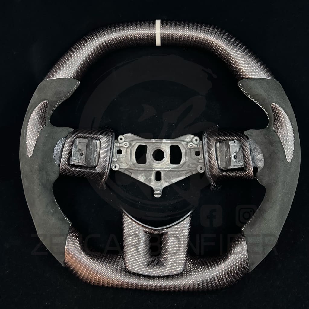 2011-2014 Dodge Charger/Challenger/Durango Carbon Fiber Steering Wheel (non-SRT8) Steering Wheels