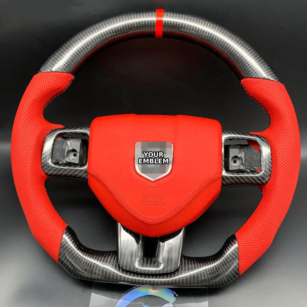 2011-2014 Dodge Charger/Challenger/Durango Carbon Fiber Steering Wheel (non-SRT8) - Steering Wheels