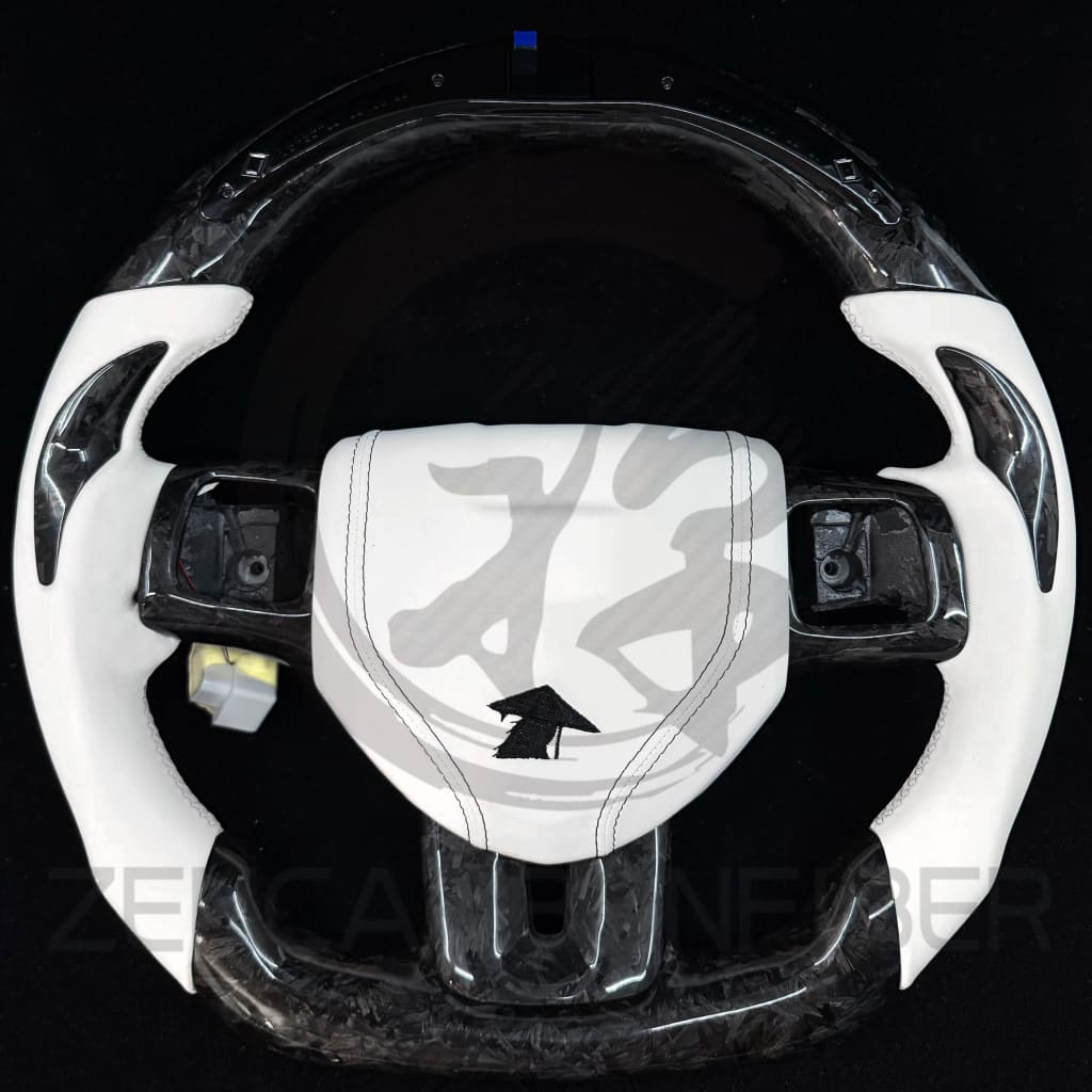 2011-2014 Dodge Charger/Challenger/Durango Carbon Fiber Steering Wheel (non-SRT8) - Steering Wheels
