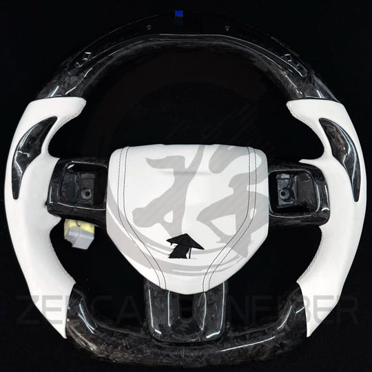 2011-2014 Dodge Charger/Challenger/Durango Carbon Fiber Steering Wheel (non-SRT8) - Steering Wheels