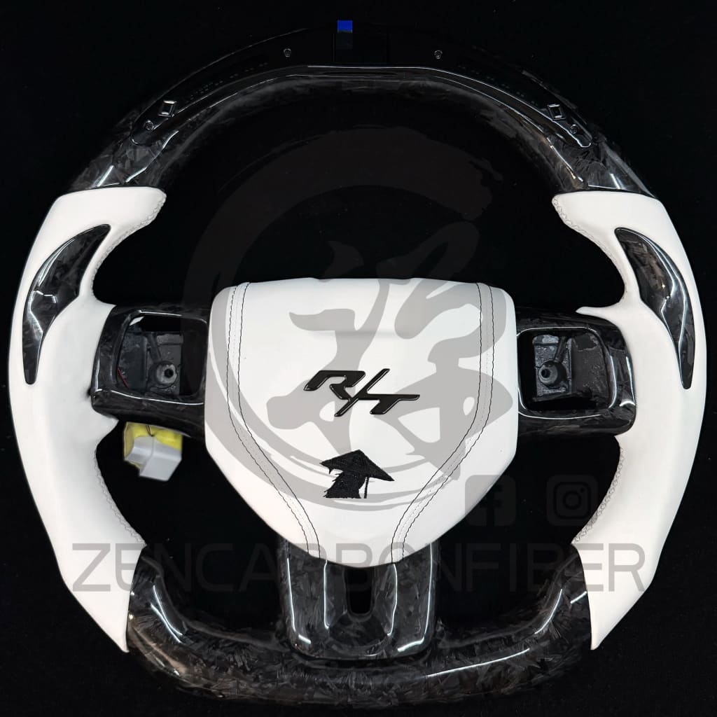 2011-2014 Dodge Charger/Challenger/Durango Carbon Fiber Steering Wheel (non-SRT8) - Steering Wheels
