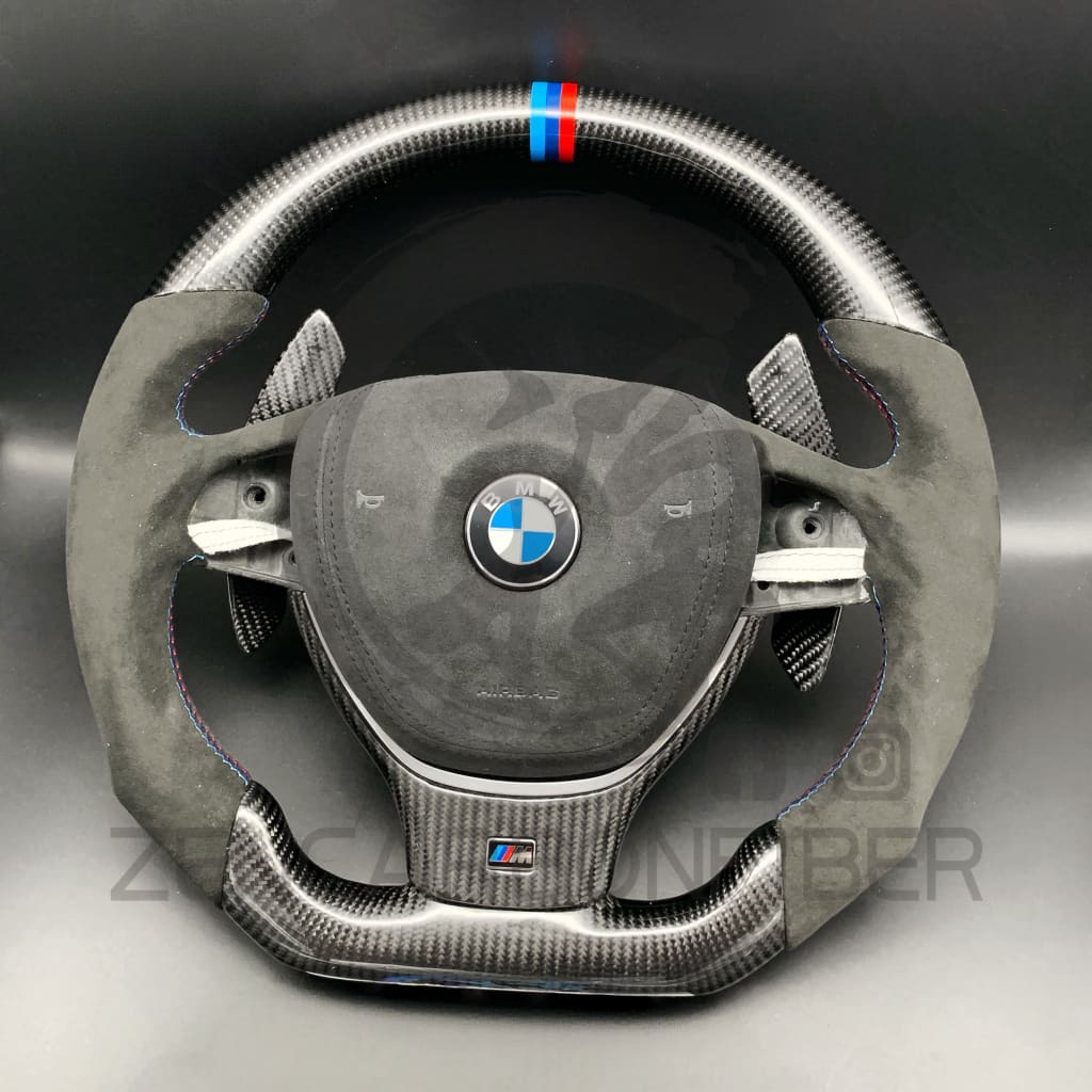 2011-2017 BMW F1X 5-series Carbon Fiber Steering Wheel