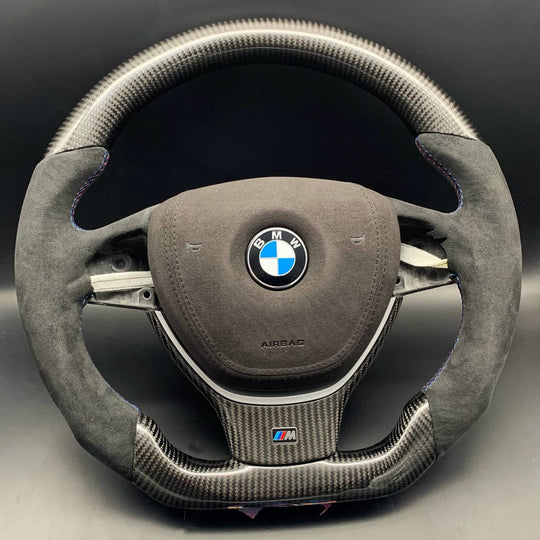 2011-2017 BMW F1X 5-series Carbon Fiber Steering Wheel