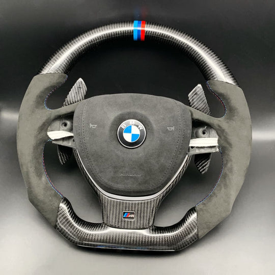 2011-2017 BMW F1X 5-series Carbon Fiber Steering Wheel
