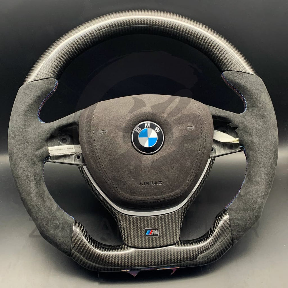 2011-2017 BMW F1X 5-series Carbon Fiber Steering Wheel