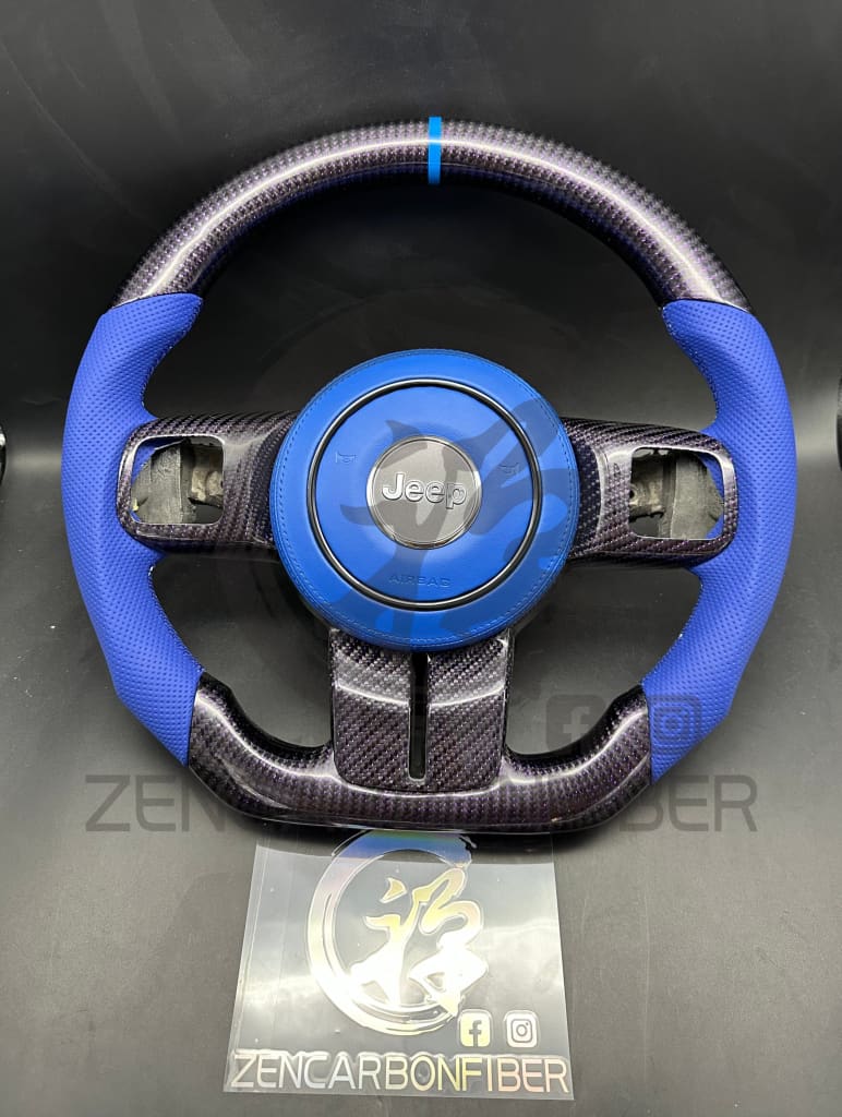 2011-2018 Jeep Wrangler Jk Carbon Fiber Steering Wheel