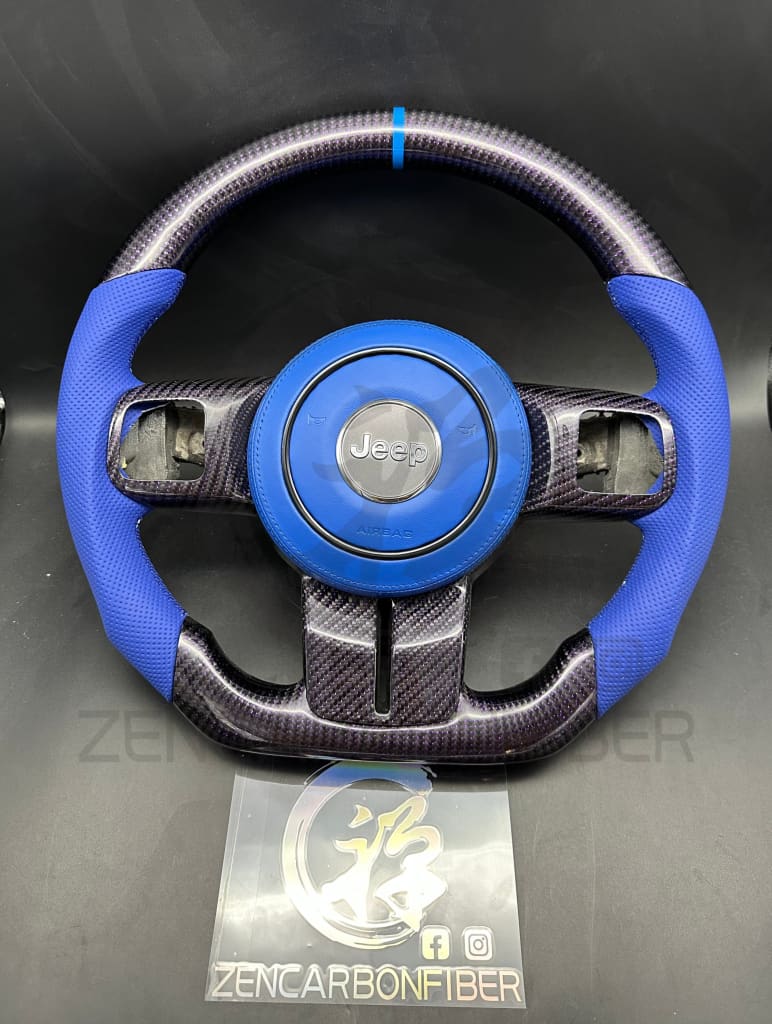 2011-2018 Jeep Wrangler Jk Carbon Fiber Steering Wheel