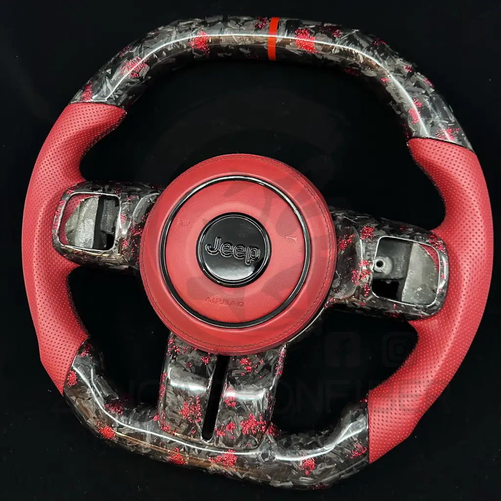 2011-2018 Jeep Wrangler JK Carbon Fiber Steering Wheel steering wheel