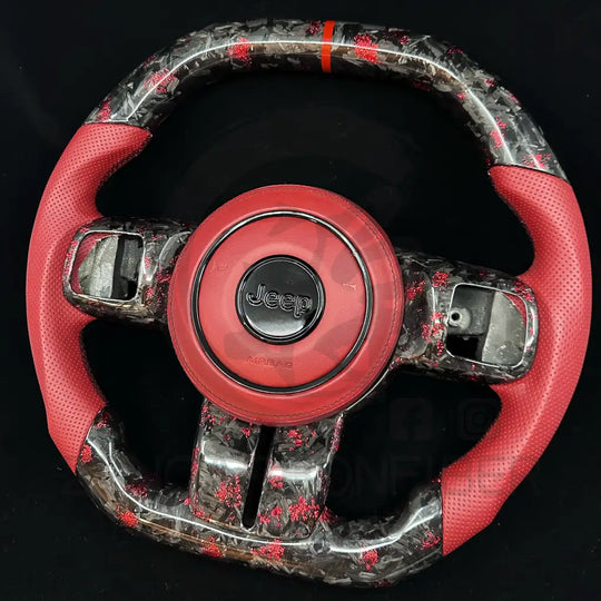 2011-2018 Jeep Wrangler JK Carbon Fiber Steering Wheel steering wheel