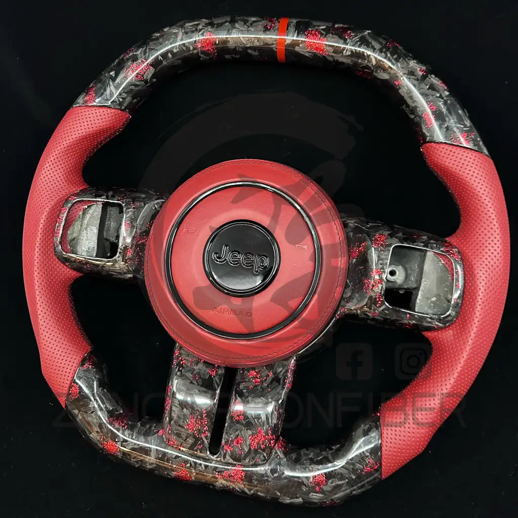 2011-2018 Jeep Wrangler JK Carbon Fiber Steering Wheel steering wheel