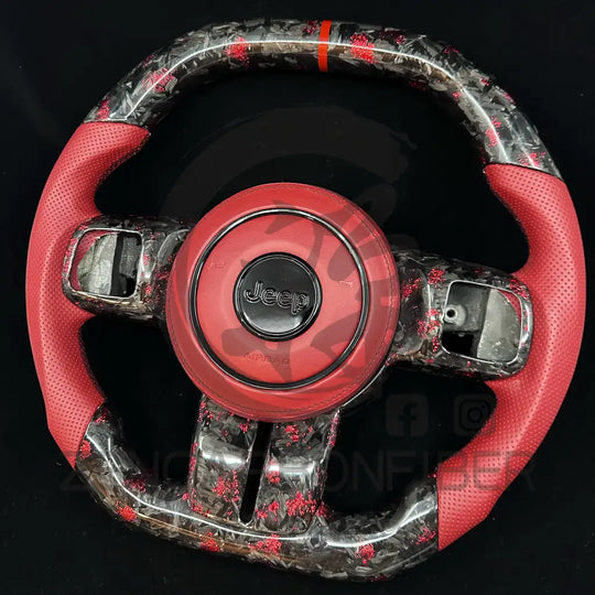 2011-2018 Jeep Wrangler JK Carbon Fiber Steering Wheel steering wheel