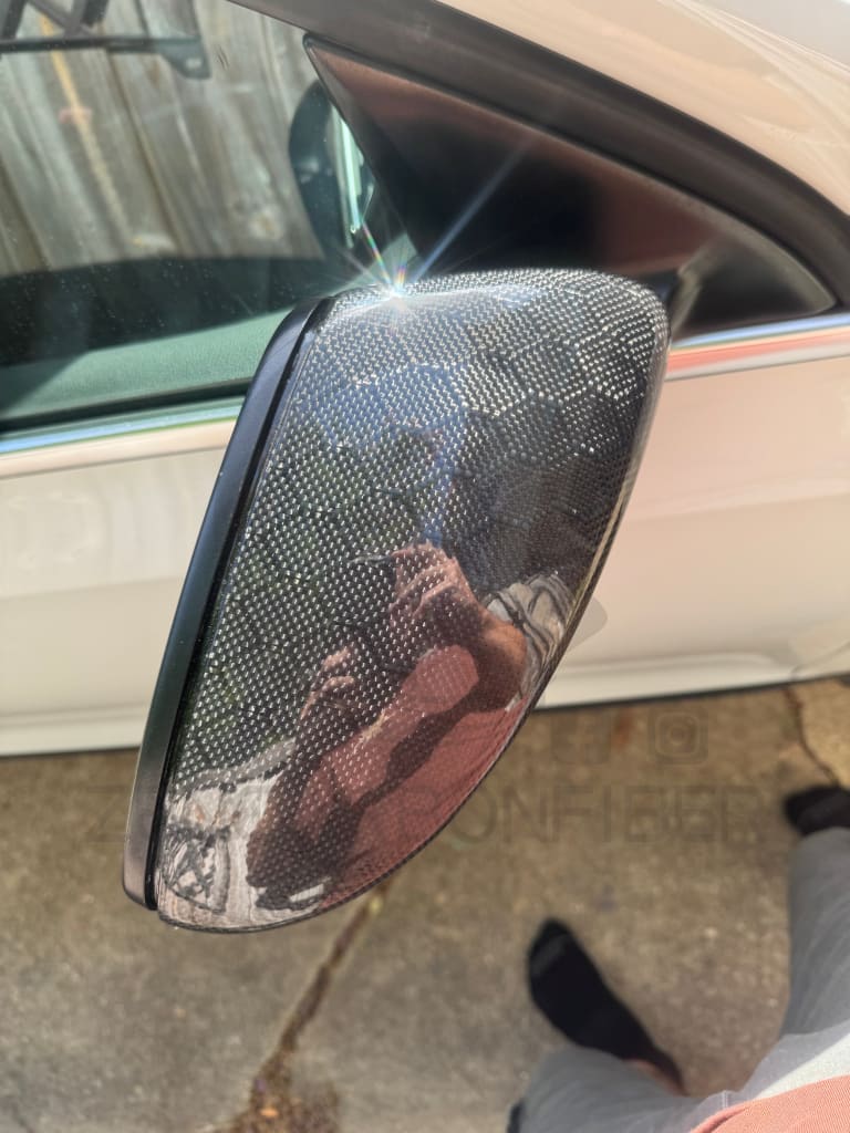 2011-2018 MK6 Jetta Carbon Fiber Mirror Caps Replacements
