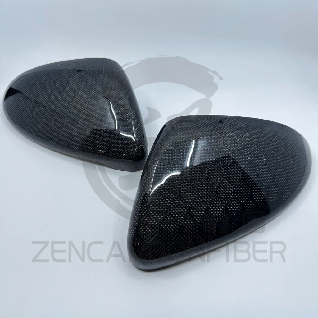 2015-2021 Volkswagen/VW Golf MK7 GTI/R/Jetta GLI Carbon Fiber Mirror Caps Replacements Honeycomb carbon fiber / Golf